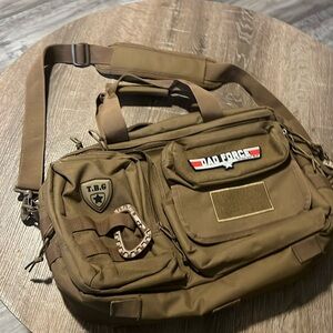 Tactical Baby Gear Dad Force Diaper Bag in Coyote Brown NWOT